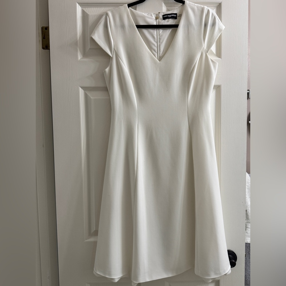 Karl Lagerfeld Cream Wedding Dress